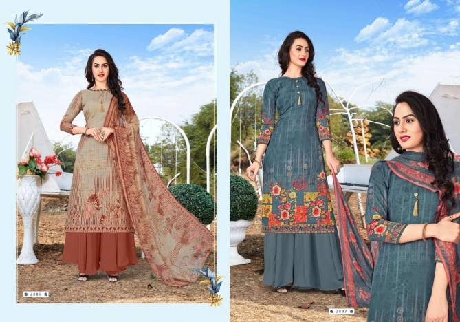 libaas 1 cotton latest fancy long top with button casual wear dress material